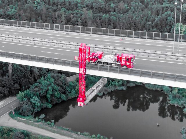 MOOG MBI 140 - mostní prohlížečka, Lochkovský most