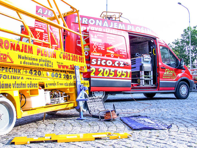 Jak funguje pronájem od SICO RENT - mobilní servis